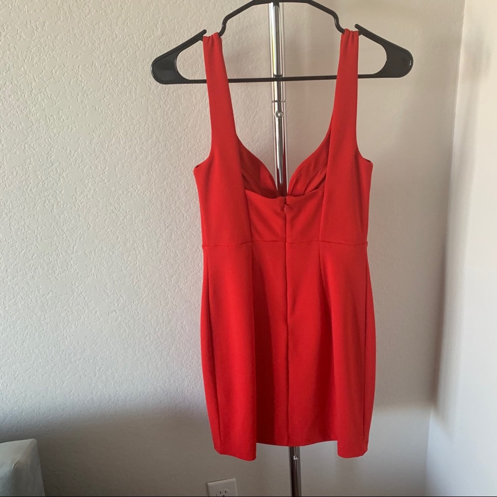 Red Mini Dress - Picture 2 of 3